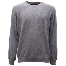 5434AF maglione uomo ALTEA grey melange wool sweater men