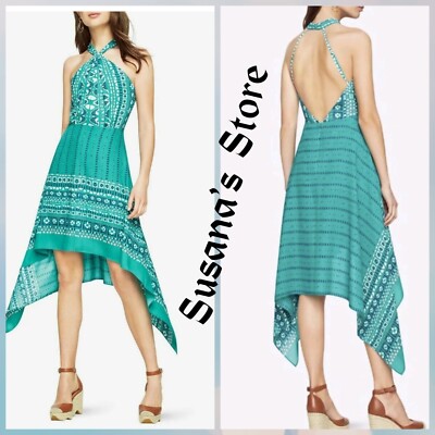 Robe BCBG DAY HALTER à œillets – Taille M – Neuve Sans étiquettes – Style été