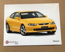 Vauxhall Monaro Press Photograph