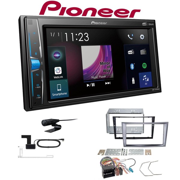 Pioneer Multimedia Autoradio Bluetooth Dab+ FüR Opel Astra H Charcoal Metallic-image