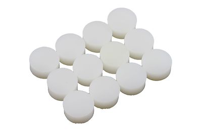Guitar Fingerboard Dot Position Markers - 1/4'' - White 12 pack
