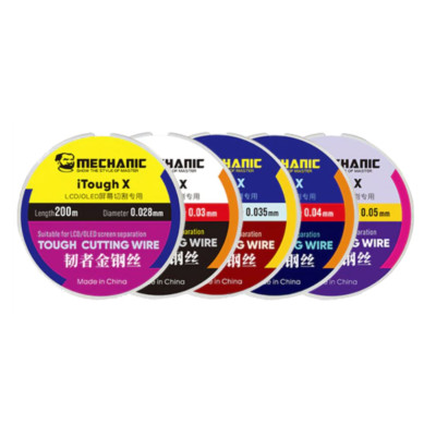 Mechanic iTough X Oled Lcd Schneidedraht Display Cutting Wire 200m (0.03 /m)