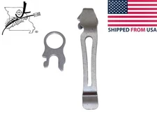 Pocket Clip & Lanyard Ring Leatherman Wave Stainless Steel Surge Charge AL ALX T