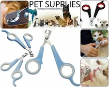 Pet Nail Clipper Dog Cat Bird Claw Animal Scissor Cutter Grooming Trimmer Blue