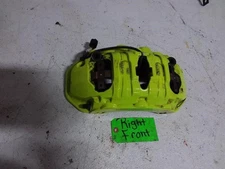 2017 PORSCHE CAYENNE Passenger Right Side Front Brake Caliper OEM Acid Green 