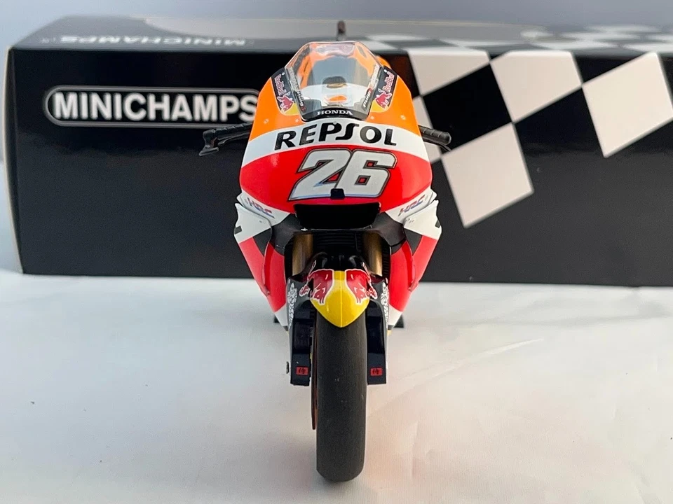 Honda RC213V Dani Pedrosa Repsol 2018 MotoGP 1/12 Diecast Bike Minichamps - Image 2 of 4