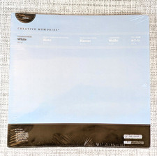 Creative Memories TRUE SIZE 12x12 White Scrapbook Pages 2008 SEALED
