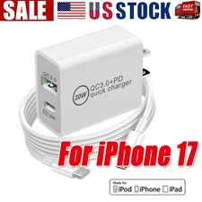 IPhone 16 15 Pro Max Plus USB-C to USB-C Cable Fast Charging PD Type C Cord lot