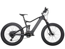 WINICE Carbon Fat Bike Vélo Électrique M620 1000W Suspension Complète Ebike L
