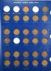 1909-1940-S Lincoln Wheat Cents in Whitman Album Lot of 84 1c