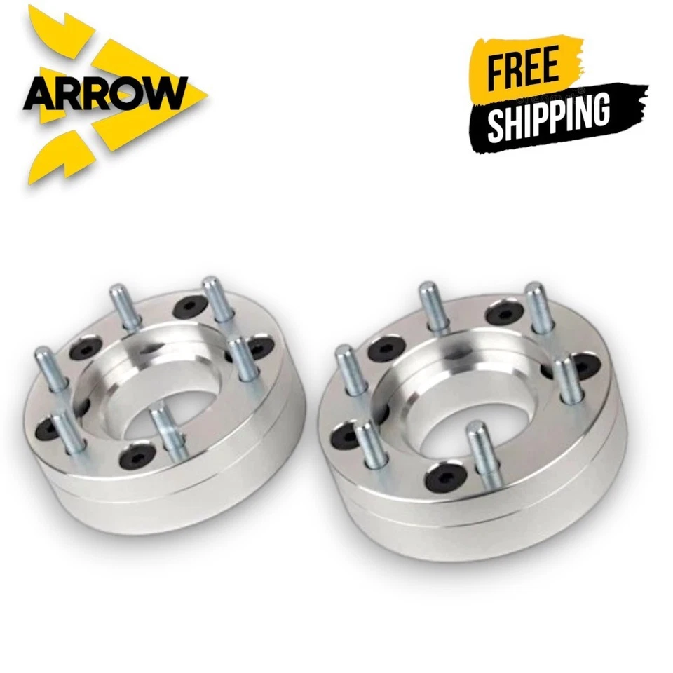 4 轮适配器 2 英寸厚 5x135 至 6x135 适合:福特 F-150 Navigator Expedition 14x2 — 第 2/4 张图片