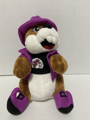 Buc-ee's Halloween 2025 Purple Witch Bucky Beaver Plush - 12 Inch Mascot
