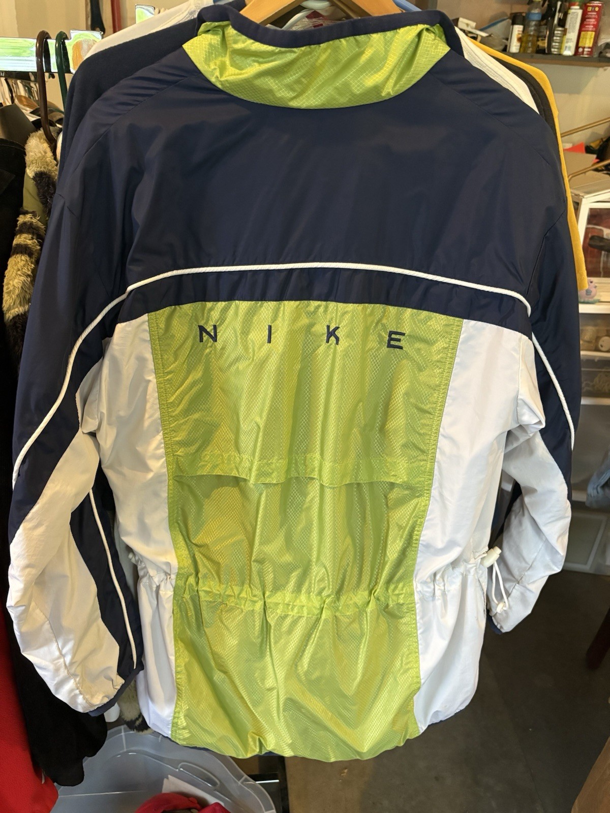 SACAI X NIKE Giacca a vento Nike vintage anni 90 colore nero bianco blocco M(8 10) 23x32 misura L