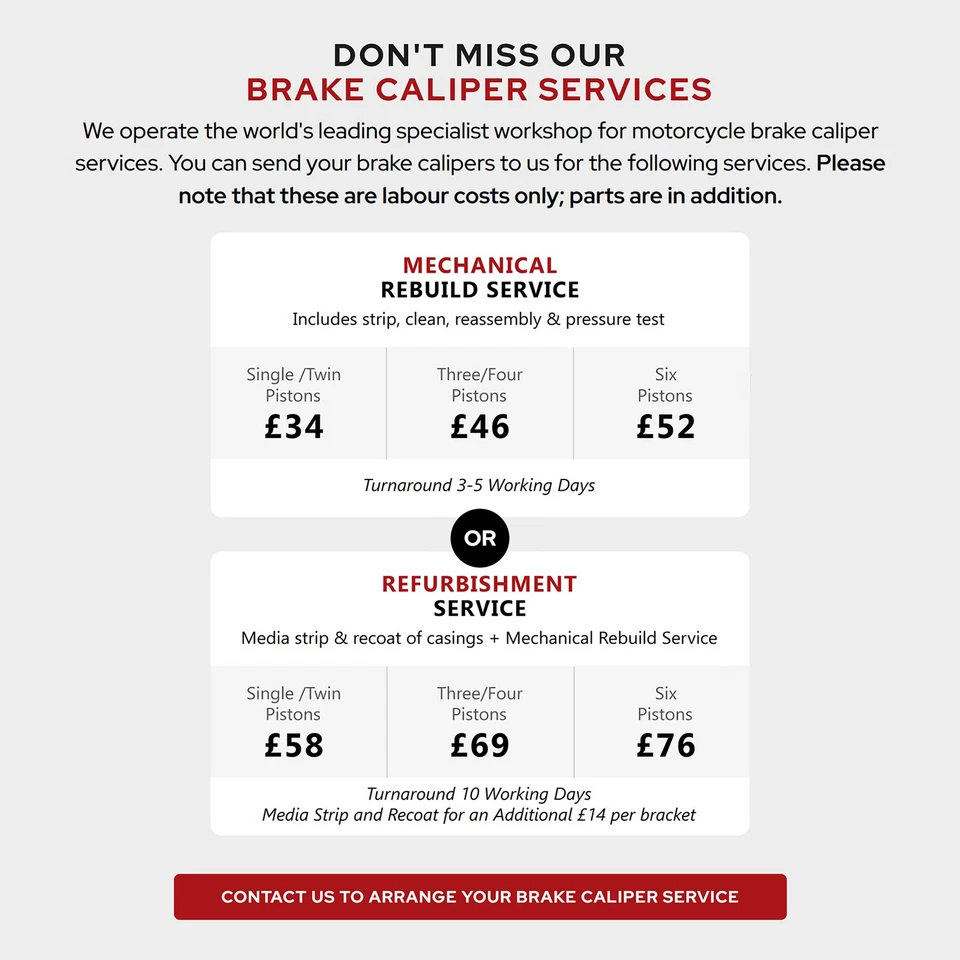 Yamaha TX650 A 1974 front brake caliper service components Foto 3 de 4