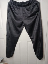 Mens WARM Tek Gear Pullon Jogger Style Athletic Pants MEDIUM  Black  Workout Uni