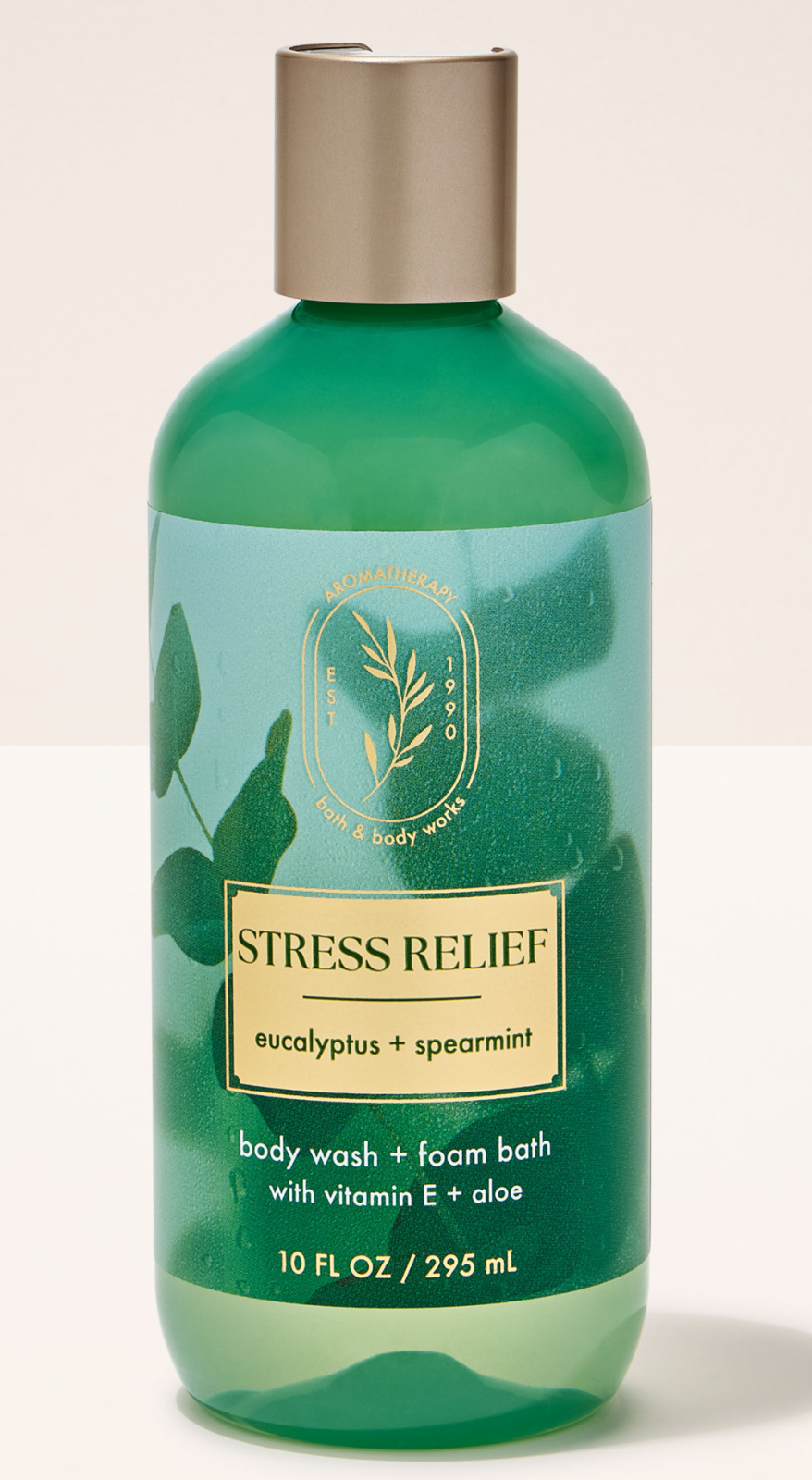 10 Oz-Bath Body Works Aromatherapy Eucalyptus Spearmint Body Wash &Foam Bath