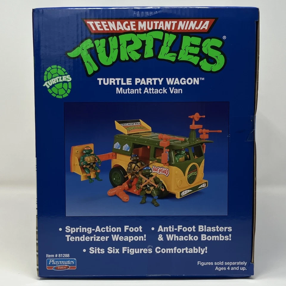 TMNT Party Wagon Mutant Attack Van Teenage Mutant Ninja Turtles 2021 Playmates Foto 3 de 4