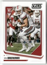 2018 SCORE #412 ADAM BRENEMAN UMASS MINUTEMEN