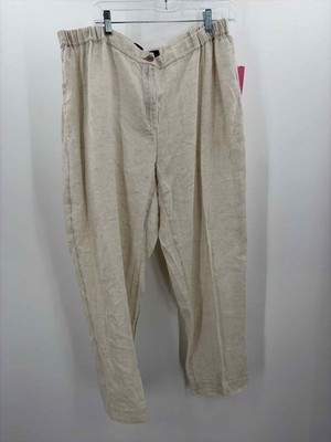 Pre-Owned Marina Rinaldi Ivory Size 20 Casual Pants