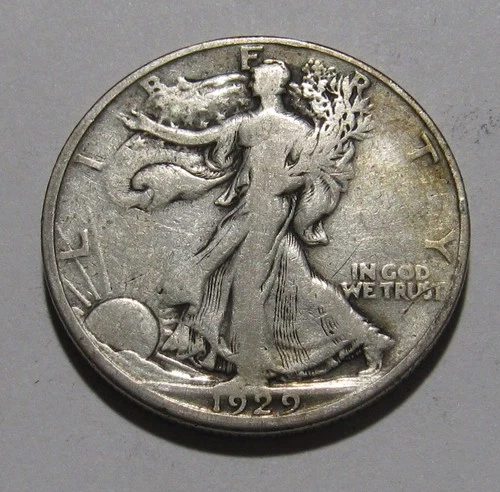 Photo of a 1929-D Walking Liberty Half Dollar from an eBay listing that sold on Jul 18, 2026