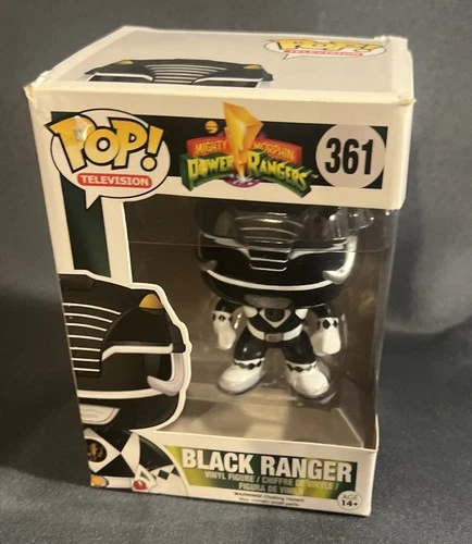 Funko Pop! Television Mighty Morphin Power Rangers #361-Black Ranger Vaulted