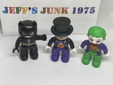 Lego Duplo Lot of 3 Batman Villains Cat Woman (10545) Joker 10544 Penguin 10823