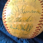 Wilson Official Baseball Signed with Multiple Signatures and Original Box