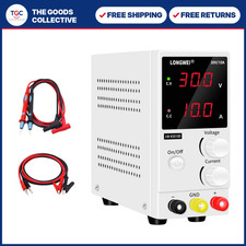 Adjustable DC Power Supply 0-30V 0-10A, Digital Switching Regulated, Lab Equipme