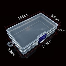Plastic Case Storage Box Cases Collection Organizer Display Portable Transparent