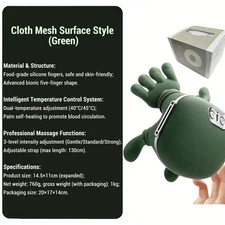 Neck Massager with Heat, Simulated Human Hand Neck Massager Wireless, Ergonomic