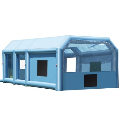 VEVOR Aufblasbare Lackierkabine 26,2x14,8x9,8ft Spritzkabine 950W+750W