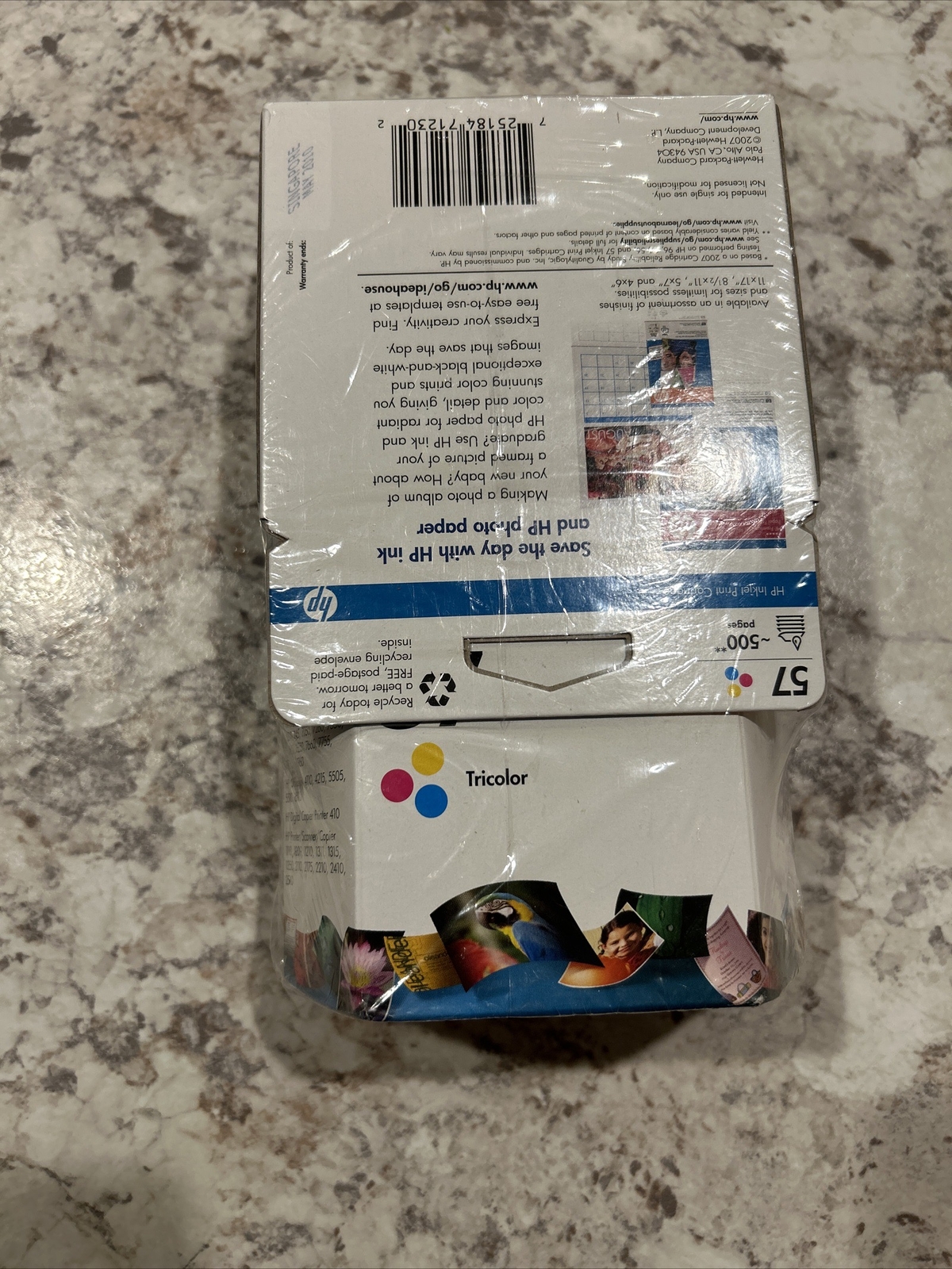 HP 57 Tri-Color Ink Cartridge 4-Pack - 500 Pages Each, New-image