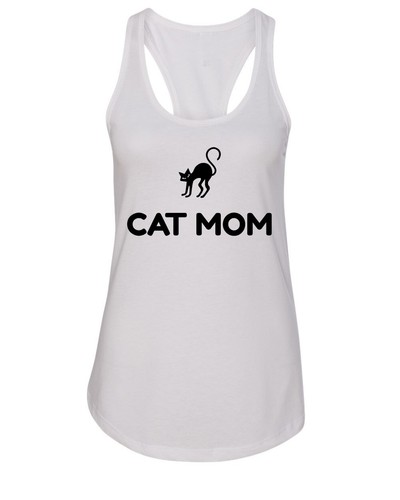 Canotta mamma gatto simpatica maglietta amante dei gatti divertente gatto mamma regalo festa della mamma maglietta - Foto 11 di 11