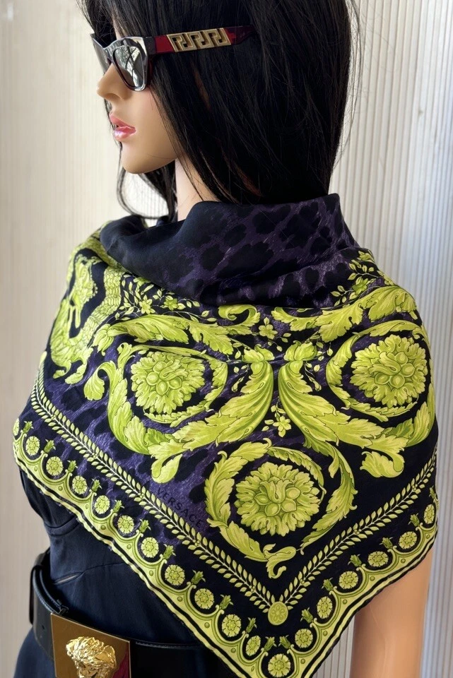 Nuevo VERSACE Gafas de sol Borgoña Verde Rojo Ojo de Gato Mujeres Dorado Greca Sexy Foto 3 de 4