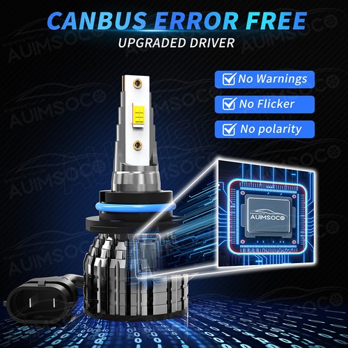 Combo LED Headlight High / Low Beam + Fog Light Bulbs For Chevy C1500 1988-1998 - Picture 3 of 14