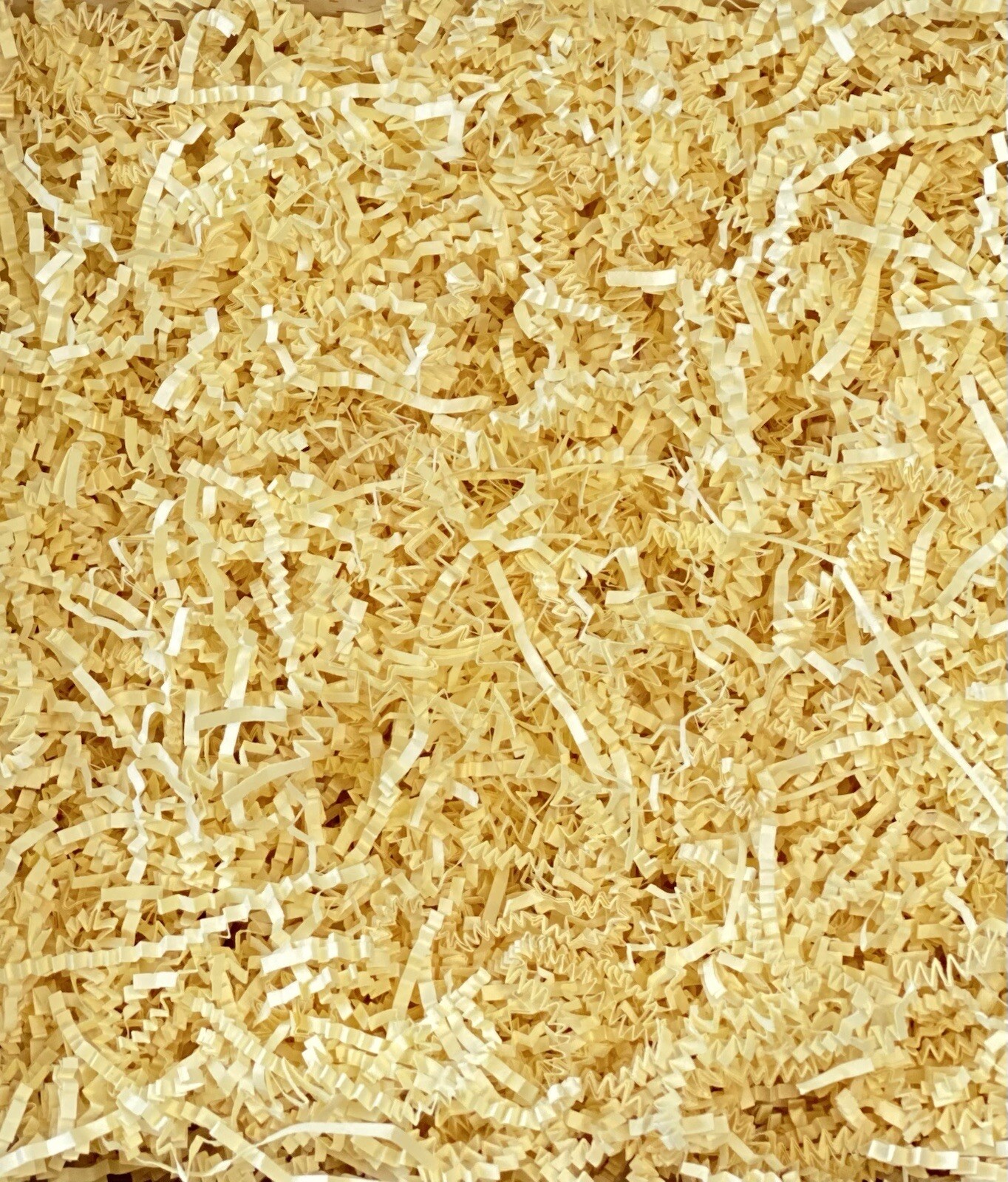 Crinkle Paper Shred French Vanilla Filler for Gift Baskets 1lb  -image