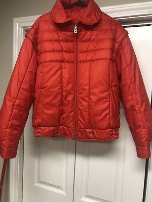 RARE BOGNER unisex Men Women Red Ski Jacket Size US 42 made in USA FREE SHIPPING