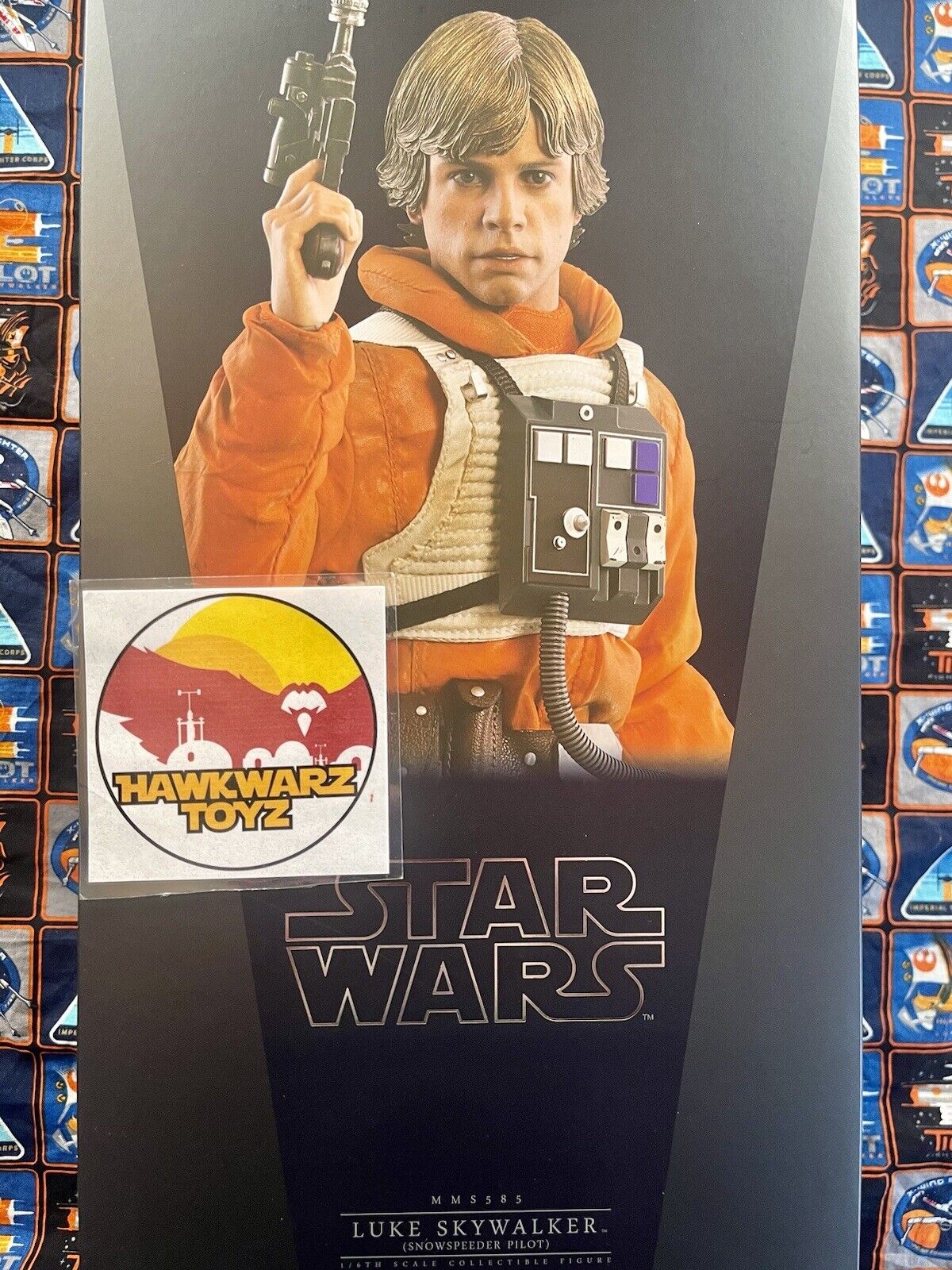 Hot Toys Star Wars Empire Strikes Back Luke Skywalker Snow speeder Pilot 1/6