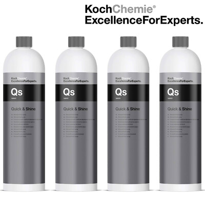 4x Koch Chemie Quick & Shine QS Quick Allround-Finish-Spray Lack Finish 1L