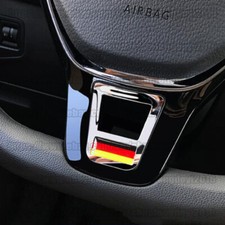For Volkswagen Jetta 2012 13 14 15 16-2018 Abs Steering Wheel Sequin Cover Trim