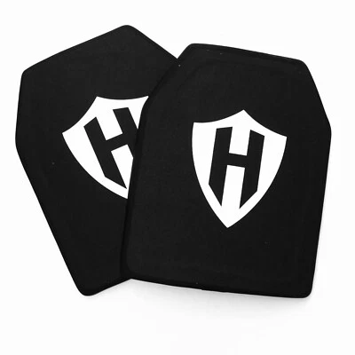 HUDIS TACTICAL 2pcs Level 3+ expanded ceramic & spall liner ballistic plates - see video