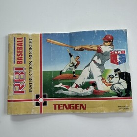 R.B.I. Baseball - (Tengen, 1987) & Manual NES Nintendo Entertainment System RBI