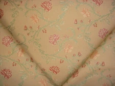 15Y Kravet 21638 Copper Mint French Provincial Floral Brocade Upholstery Fabric