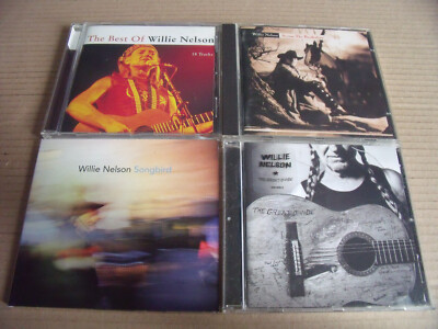 4 x Willie Nelson - Best Of, Songbird, The Great Divide, Across The Borderline