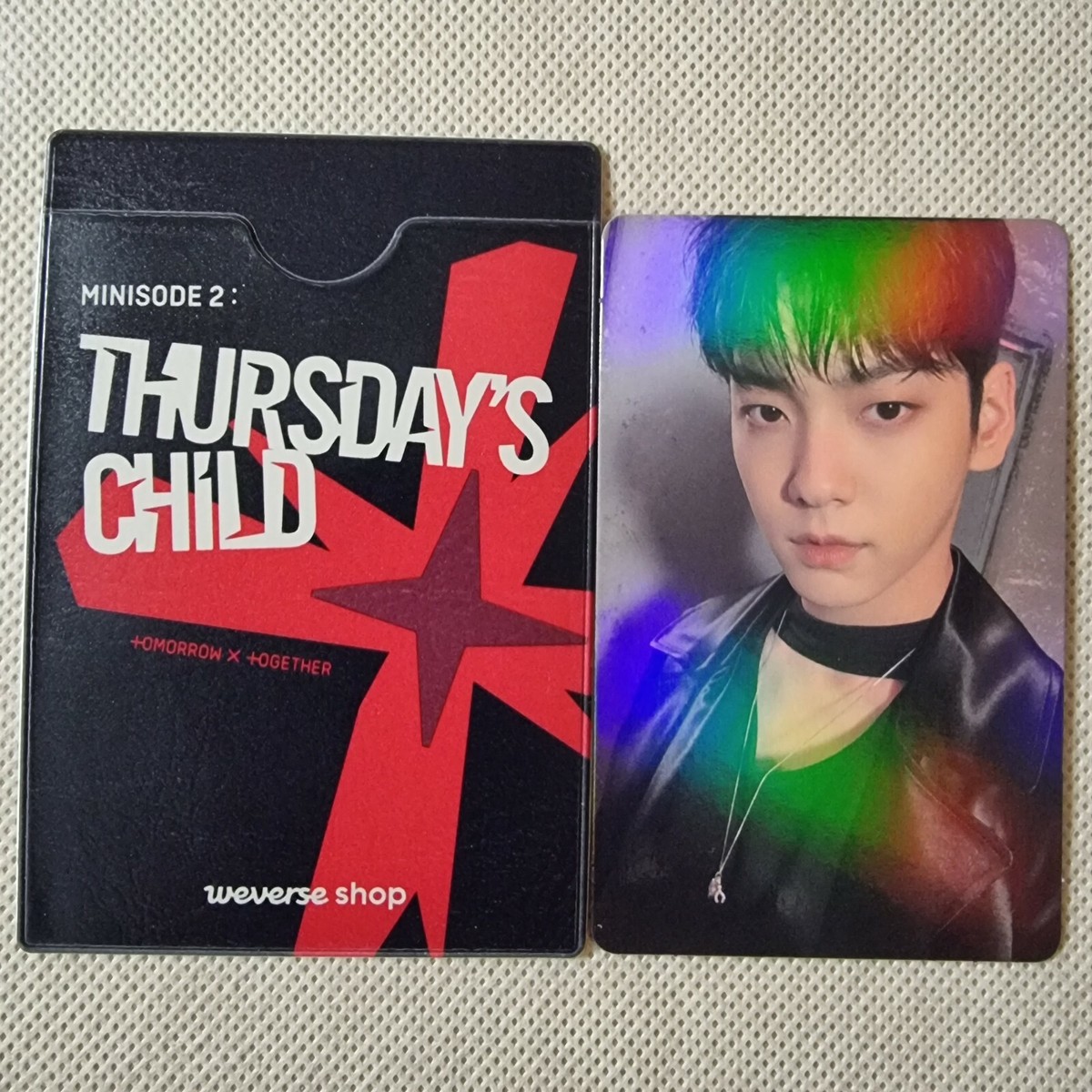 TXT Thursday's child Weverse ユニバ 特典 トレカ txt Thursday's child weverse ユニバ 特典 トレカ CD・DVD