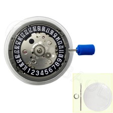 NH34 Automatic Mechanical GMT Movement Hacking Seconds Black Disk Wheel Date 6