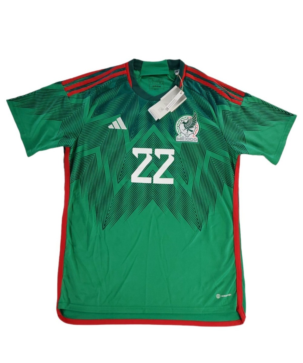 Adidas Mexico National Team Hirving Lozano 22 Soccer Jersey Men's