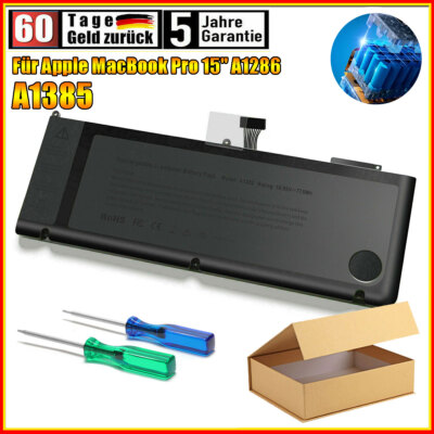 A1382 Ersatz akku Für Apple MacBook Pro 15 ''A1382 A1286 2011 - 2012 Version