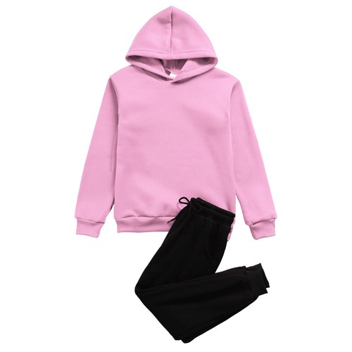 Kids Girls Boys Tracksuit Hiking Sportswear Running Sport Suit Cycling Hoodie - Picture 46 of 83