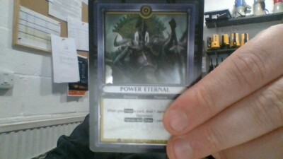 Warhammer Age Of Sigmar Champions Savagery TCG UNCLAIMED : Power Eternal .FOIL